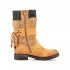 Rieker Synthetic leather Women's Mid height boots| 94783 Mid-height Boots Yellow Combination