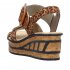 Rieker Women's sandals | Style 68176 Dress Sandal Brown Combination