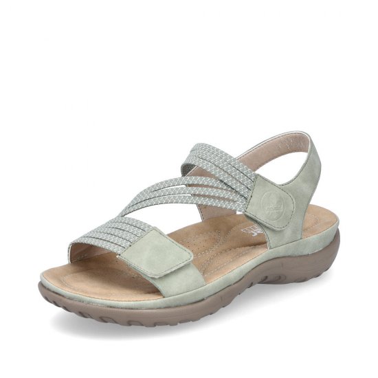 Rieker Women's sandals | Style 64870 Athletic Sandal Green - Click Image to Close