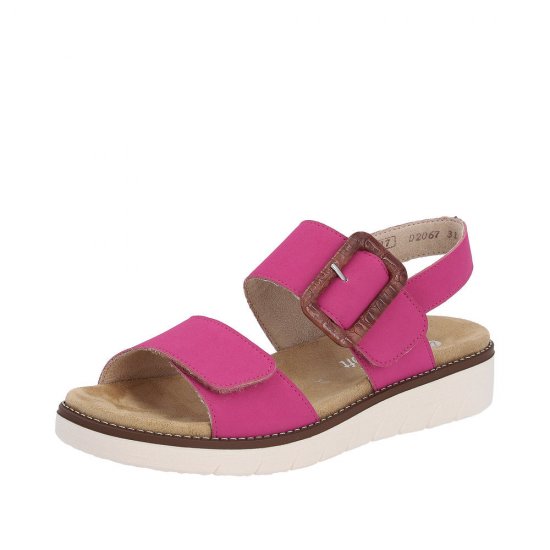 Remonte Women's sandals | Style D2067 Casual Sandal Pink - Click Image to Close