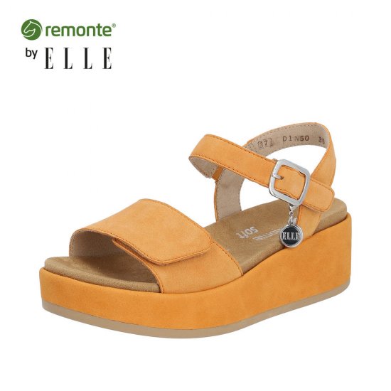 Remonte Women's sandals | Style D1N50 Dress Sandal Orange - Click Image to Close