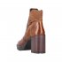 Rieker Leather Women's short boots| Y4157 Ankle Boots Brown