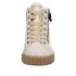 Remonte Synthetic Material Women's mid height boots| R7997 Mid-height Boots White Combination