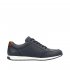 Rieker Men's shoes | Style 11903 Casual Lace-up with zip Blue