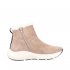 Rieker EVOLUTION Suede leather Women's Short Boots| 42170 Ankle Boots Beige