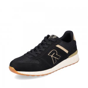 Rieker EVOLUTION Men's shoes | Style 07601 Athletic Lace-up Black