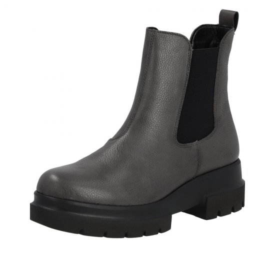 Remonte Leather Women's mid height boots| D8984 Mid-height Boots Grey - Click Image to Close