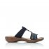 Rieker Women's sandals | Style 608K8 Casual Mule Blue