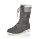 Remonte Suede leather Women's mid height boots| D8474-22 Mid-height Boots Grey Combination