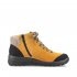 Rieker Suede leather Women's short boots| L7132 Ankle Boots Yellow Combination