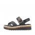 Rieker Women's sandals | Style V7951 Casual Sandal Black