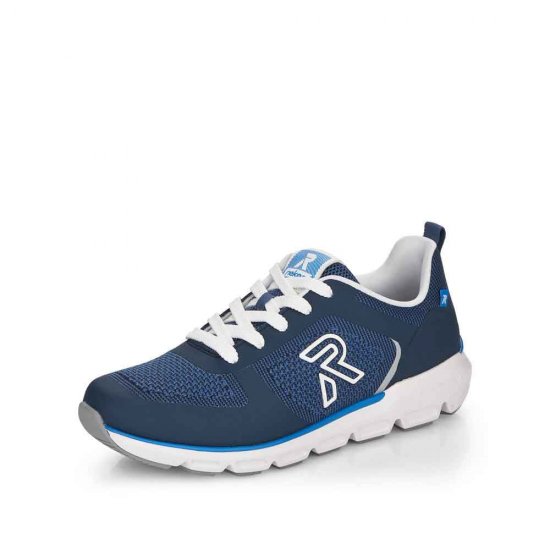 Rieker EVOLUTION Women's shoes | Style 40402 Athletic Lace-up Blue - Click Image to Close