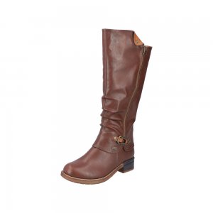 Rieker Synthetic Material Women's' Tall Boots| 94652 Tall Boots Brown