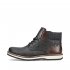 Rieker Synthetic leather Men's boots| 38434 Ankle Boots Black Combination