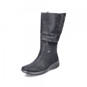 Rieker Synthetic leather Women's Mid height boots| Z7072 Mid-height Boots Black