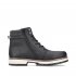 Rieker Leather Men's boots | F8301 Ankle Boots Flip Grip Black