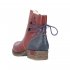 Rieker Synthetic Material Women's short boots| 79692 Ankle Boots Red Combination