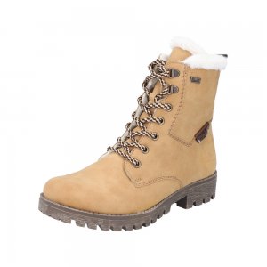 Rieker Synthetic Material Women's short boots| 78503 Ankle Boots Beige