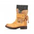 Rieker Synthetic leather Women's Mid height boots| 94783 Mid-height Boots Yellow Combination