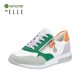 Remonte Women's shoes | Style D0H01 Athletic Lace-up with zip White Combination