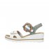 Rieker Women's sandals | Style 67476 Dress Sandal White Combination