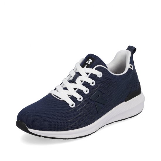 Rieker EVOLUTION Women's shoes | Style 40108 Athletic Lace-up Blue - Click Image to Close