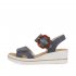 Rieker Women's sandals | Style 67476 Dress Sandal Blue Combination