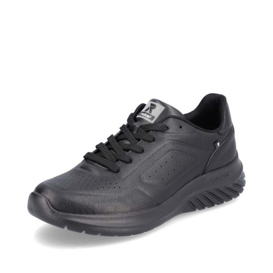 Rieker EVOLUTION Men's shoes | Style U0501 Athletic Lace-up Black - Click Image to Close