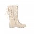 Rieker Synthetic Material Women's' Tall Boots. Z1083 Tall Boots. Fiber Grip Beige