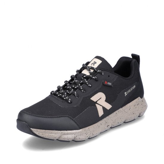 Rieker EVOLUTION Textile Men's shoes| 07809 Black - Click Image to Close