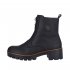 Rieker Synthetic Material Women's mid height boots| X5754 Mid-height Boots Black