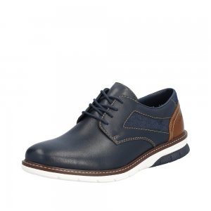 Rieker Men's shoes | Style 14416 Dress Lace-up Blue