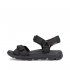 Rieker EVOLUTION Women's sandals | Style V8401 Athletic Trekking Black