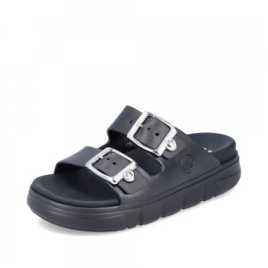 Rieker Women's sandals | Style P2180 Casual Mule Black