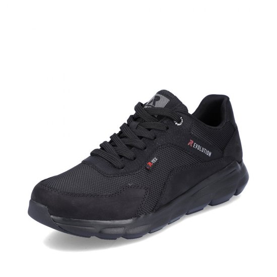 Rieker EVOLUTION Textile Men's shoes| 07807 Black - Click Image to Close