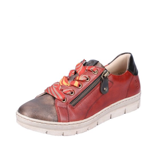 Remonte Leather Women's shoes| D5825 Orange - Click Image to Close