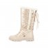 Rieker Synthetic Material Women's' Tall Boots. Z1083 Tall Boots. Fiber Grip Beige