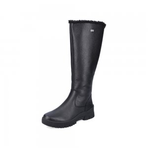 Remonte Leather Women's Tall Boots| D0E73 Tall Boots Black