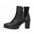 Rieker Leather Women's short boots | Y2557 Ankle Boots Black