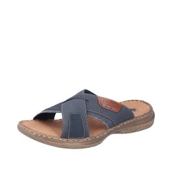 Rieker Men's sandals | Style 21491 Casual Mule Blue