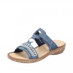 Rieker Women's sandals | Style 628M6 Casual Mule Blue