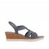 Remonte Women's sandals | Style R6264 Dress Sandal Blue Combination