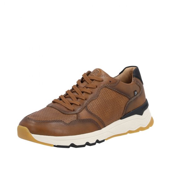 Rieker EVOLUTION Men's shoes | Style U0900 Athletic Lace-up Brown - Click Image to Close