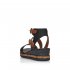 Remonte Women's sandals | Style D3052 Casual Sandal Black Combination