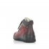 Rieker Synthetic leather Women's short boots| L7144 Ankle Boots Red Combination