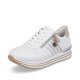 Remonte Women's shoes | Style D1318 Athletic Lace-up with zip White Combination