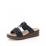 Rieker Women's sandals | Style 62936 Casual Mule Blue