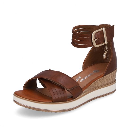 Remonte Women's sandals | Style D6458 Dress Sandal Brown - Click Image to Close