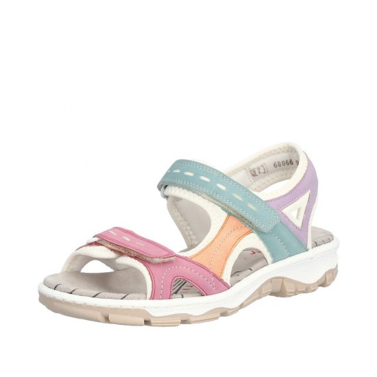 Rieker Women's sandals | Style 68866 Athletic Trekking Multi - Click Image to Close