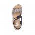 Rieker Women's sandals | Style 68176 Dress Sandal Black Combination